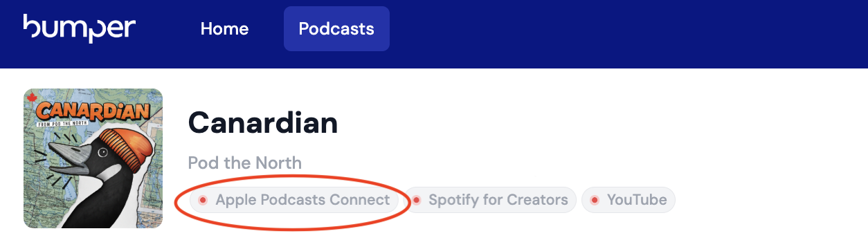 Apple Podcasts button