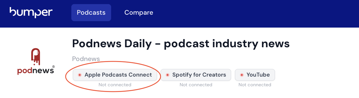 Apple Podcasts button